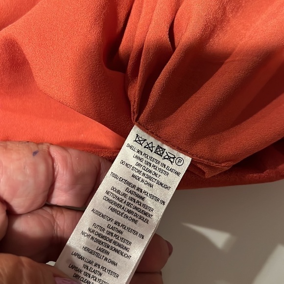 French CONNECTION Lined Dress Short Sleeves size XXs - Picture 9 of 9